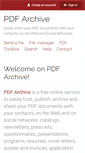 Mobile Screenshot of pdf-archive.com